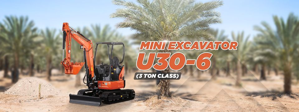 Mini excavator u30 6 3 ton class